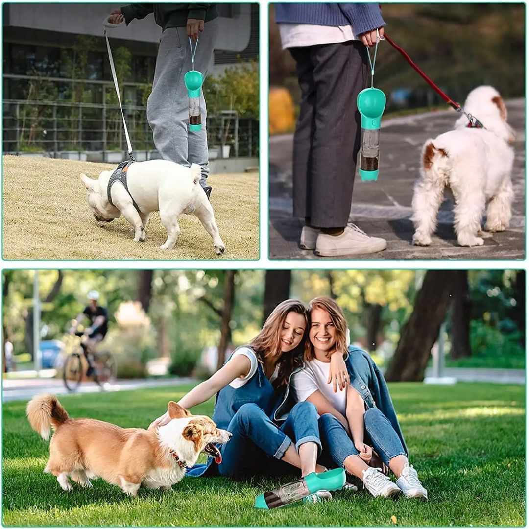 WATERTIGHT BOTTLE ™| GOURDE POUR CHIEN 4 DANS 1 - Chien - enchante