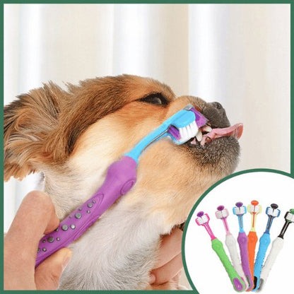 BROSSE À DENTS 3 COTÉS | TOTAL CLEAN™ - Chien-enchante